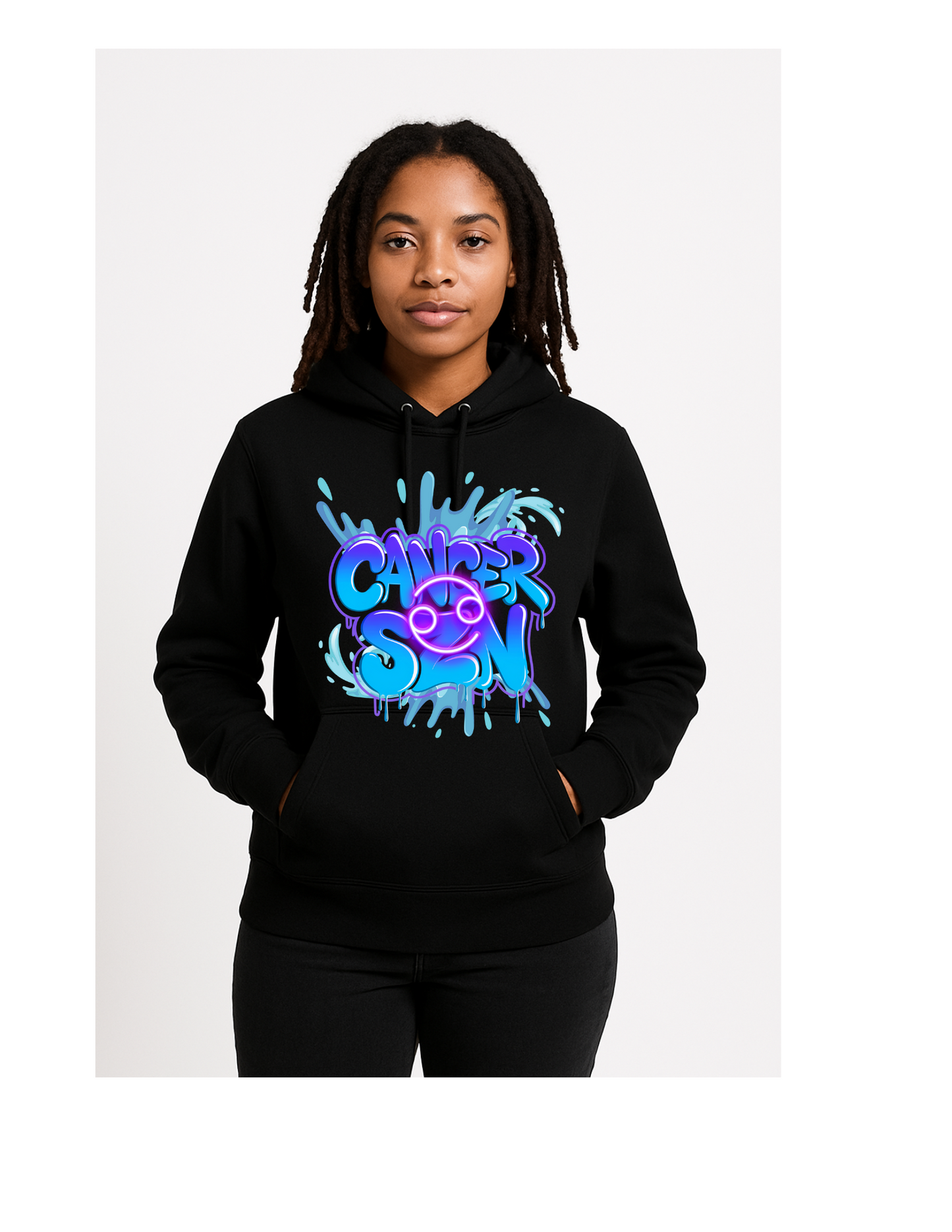 Black Zodiac "SZN" hoodie