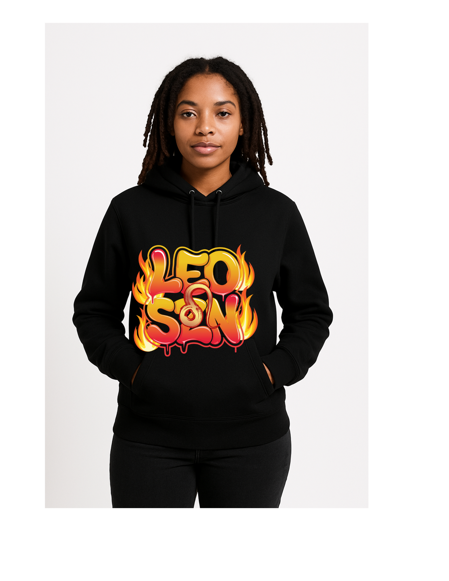 Black Zodiac "SZN" hoodie