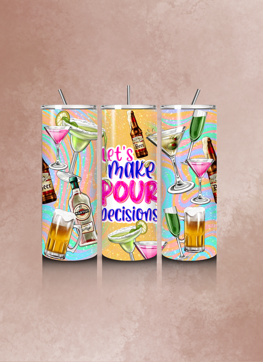 Funny Alcohol Related 20 OZ Tumbler Cups