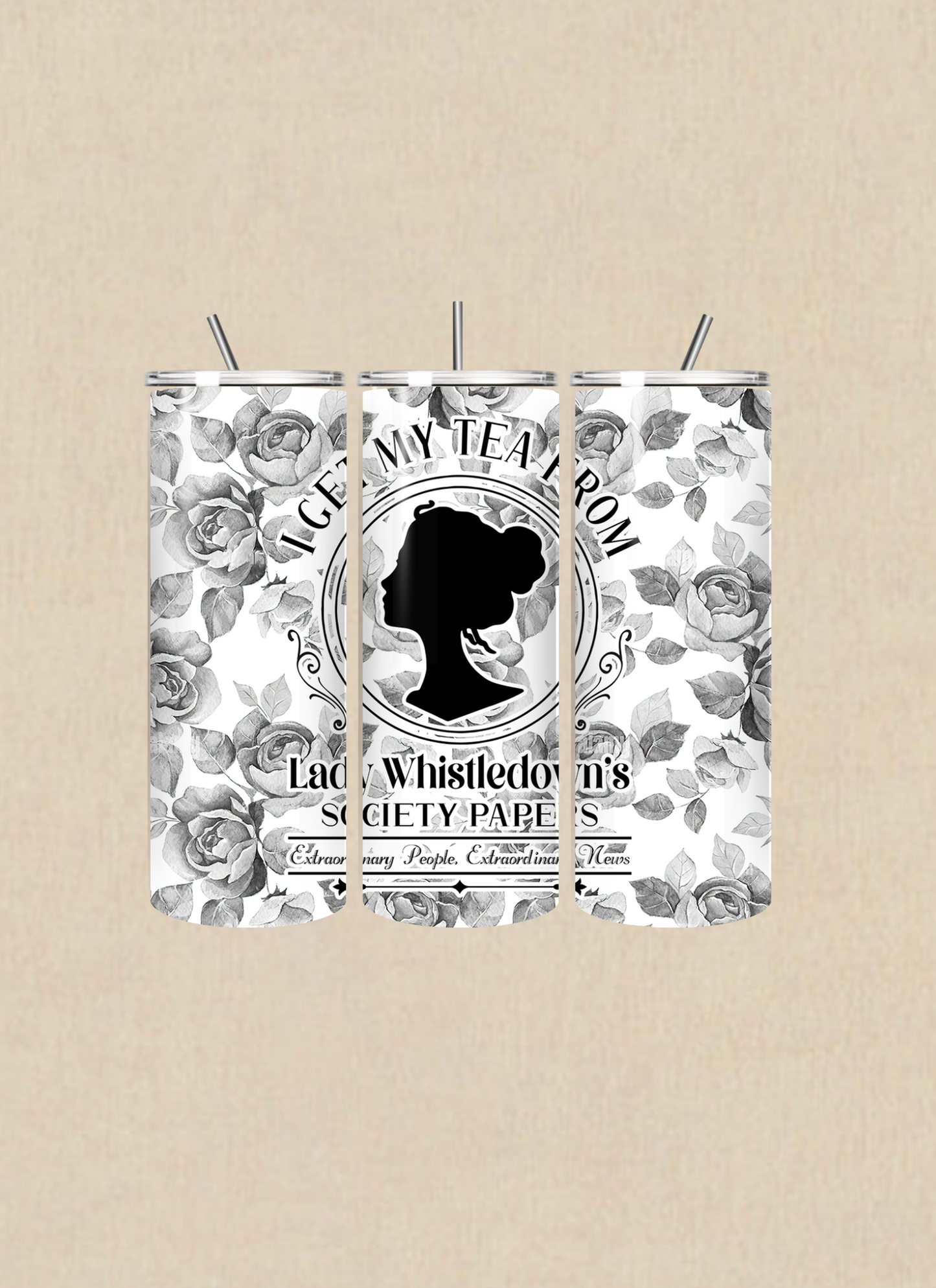 20oz Bridgerton inspired tumbler
