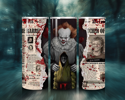 Horror movie themed 20Oz Tumblers