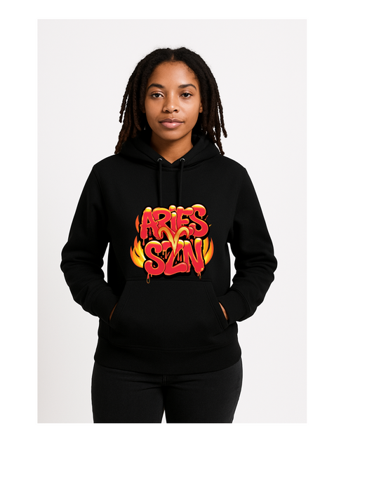 Black Zodiac "SZN" hoodie