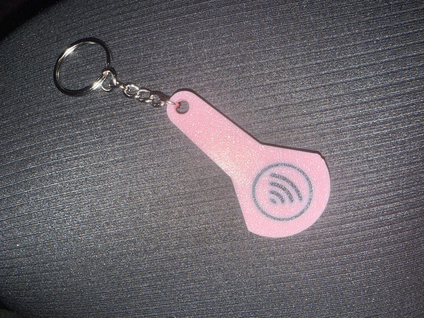 NFC tag keychain for makeup artist (comes programmed)