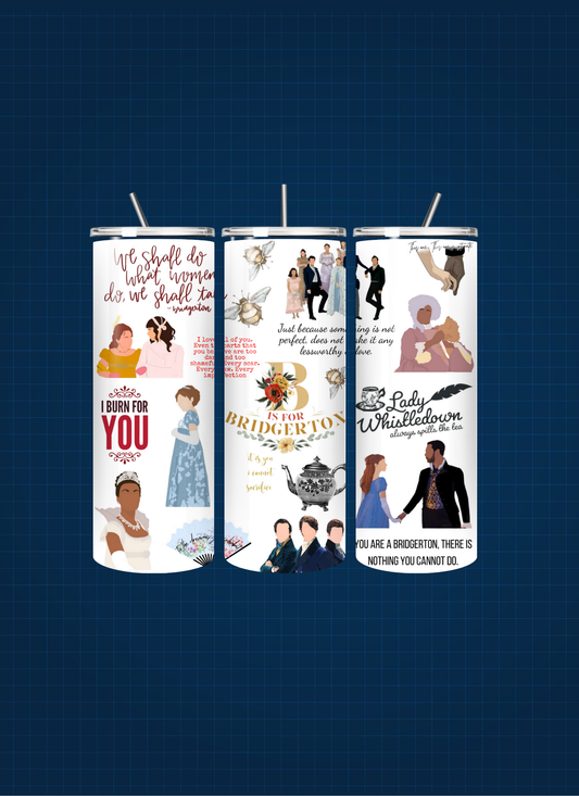 20oz Bridgerton inspired tumbler