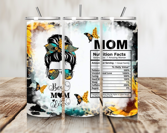 Mom nutritional facts 20 oz tumbler