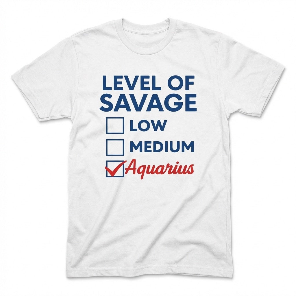 Aquarius - zodiac t-shirt