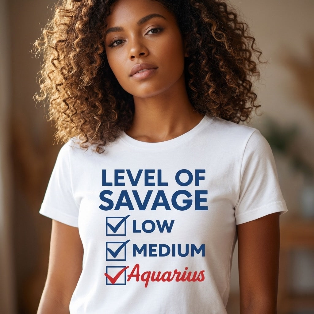 Aquarius - zodiac t-shirt