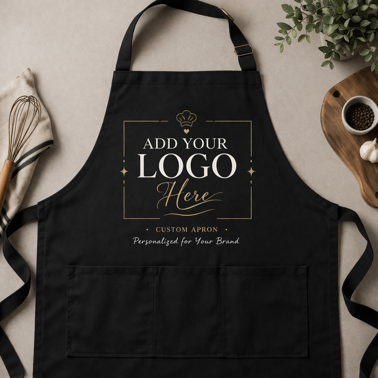 Custom apron- add your own logo