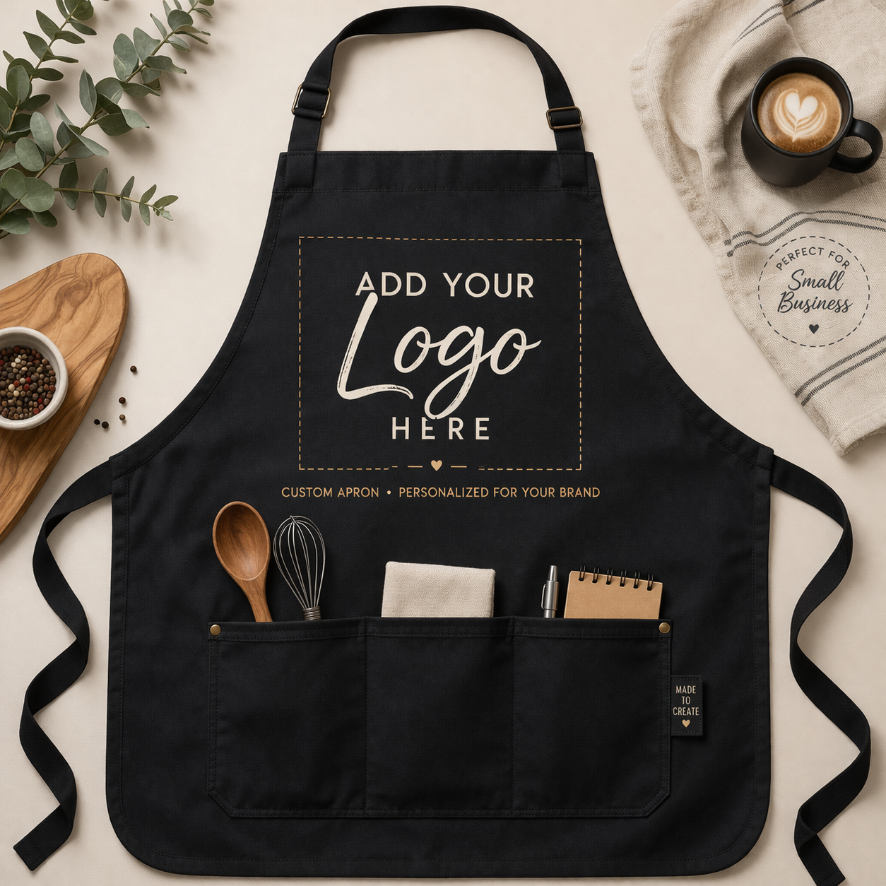 Custom apron- add your own logo